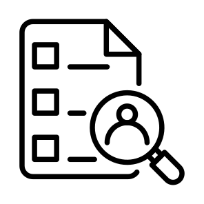 Search Cv, Search Resume, Curriculum Vitae, Biodata, Search Profile, icon