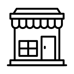 Shop, Store, Outlet, Commerce, Mannequins, icon