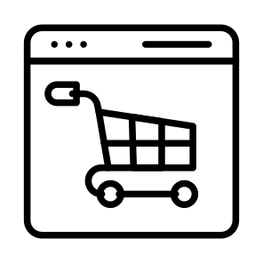 Shopping Website, Online Shopping, Ecommerce, Eshopping, Buy Online, icon