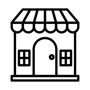 Shops, Store, Outlet, Commerce, Mannequin, icon