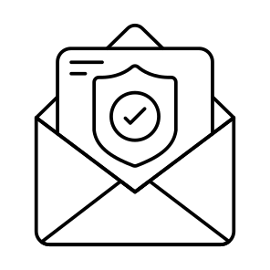 Secure Mail, Mail Security, Mail Protection, Mail Safety, Locked Mail icon