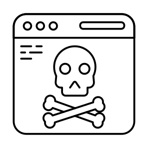 Web Hacking, Cybercrime, Cyber Attack, Hacking Website, Hacking Webpage icon