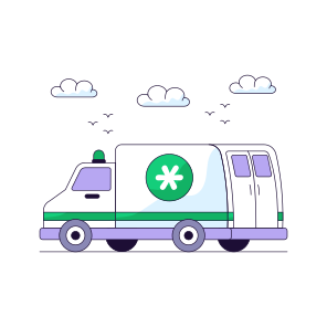 Ambulance, Medical Transport, Medical Vehicle, Automobile, Automotive, icon