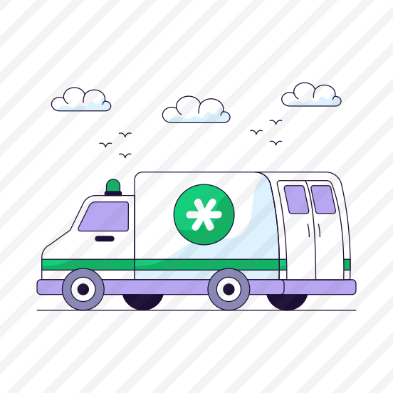 Ambulance, Medical Transport, Medical Vehicle, Automobile, Automotive, preview