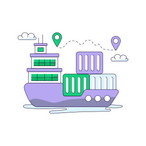 Cargo Boat, Cargo Ship, Watercraft, Water Logistic, Water Shipment icon