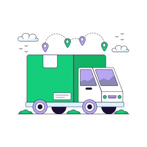 Cargo Van, Cargo Delivery, Road Freight, Cargo Truck, Logistic Delivery icon