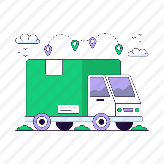 Cargo Van, Cargo Delivery, Road Freight, Cargo Truck, Logistic Delivery preview
