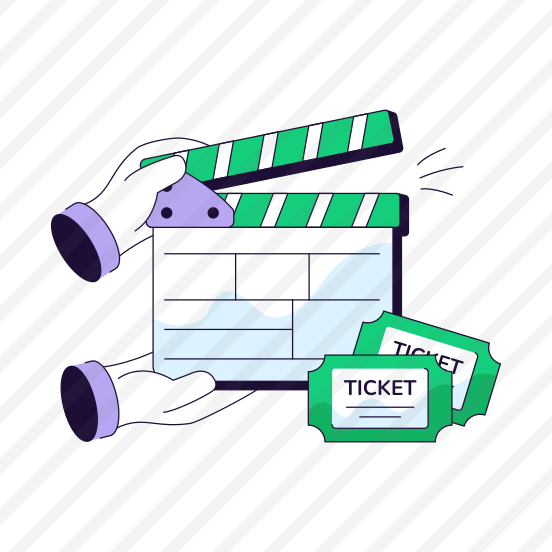 Clapperboard, Clapper Stick, Movie Board, Multimedia Board, Clapstick, preview