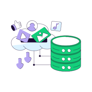 Cloud Server, Dataserver, Cloud Database, Db, Sql icon