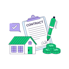 Contract Paper, Agreement, Deal, Signature, Document, icon