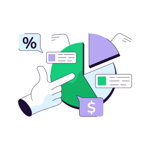 Data Analytics, Infographic, Statistics, Pie Chart, Pie Graph icon