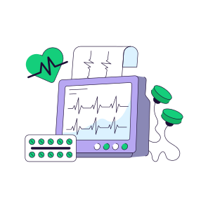 Ecg Monitor, Ekg, Electrocardiogram, Cardiogram Machine, Heartbeat icon