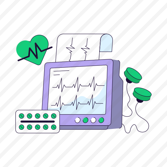 Ecg Monitor, Ekg, Electrocardiogram, Cardiogram Machine, Heartbeat preview