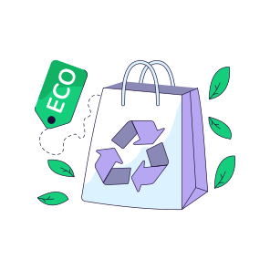 Eco Shopping Bag, Tote, Jute, Handbag, Commerce icon