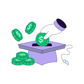 Educational Grant, Scholarship, Learning Grant, Educational Fund, Learning Fund icon