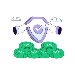 Financial Security, Financial Protection, Money Security, Money Protection, Financial Assurance icon