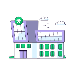 Hospital, Building, Architecture, Clinic, Dispensary, icon