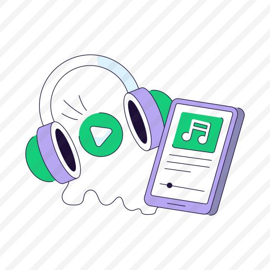 Listening Mobile Music, Listening Song, Listening Audio Songs, Music App, Mobile Application preview