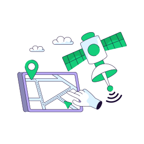 Map, Navigation, Gps, Geolocation, Satellite Direction icon