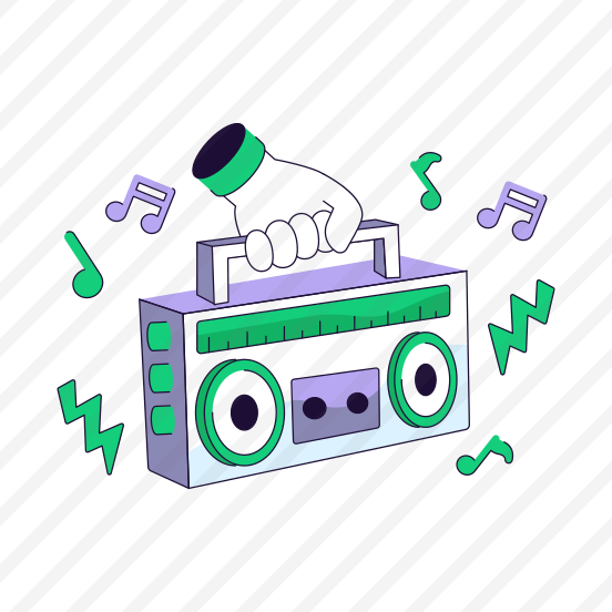 Music Tape, Tape Recorder, Vintage Tape, Wireless Tape, Music Device preview