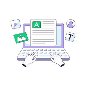 Online Content Writing, Blog Writing, Article Writing, Copywriting, Website Writing icon