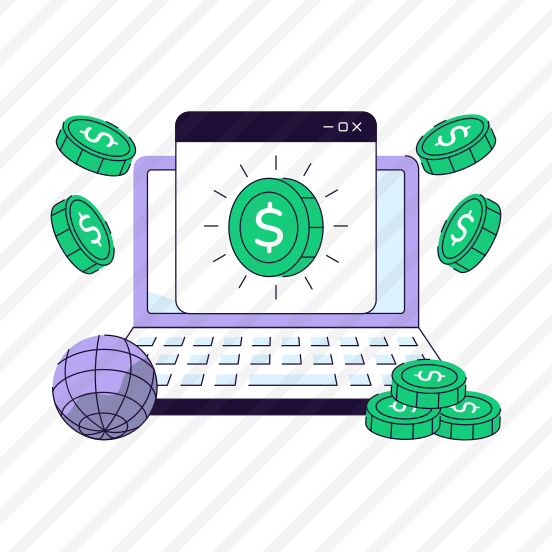 Online Money, Online Cash, Online Investment, Online Payment, Digital Payment preview