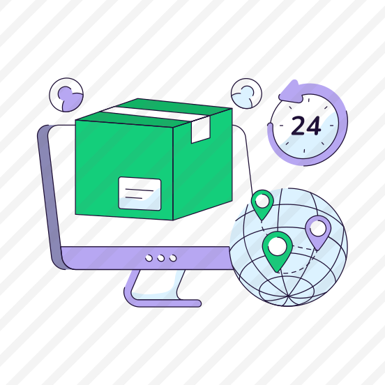 Online Parcel, Online Package, Online Delivery, Online Parcel Order, Logistic Delivery preview