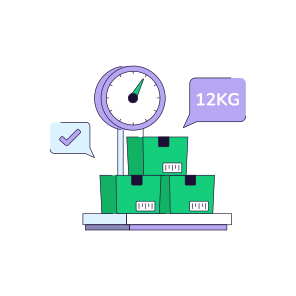 Parcel Weighing, Logistic Weighing, Package Weighing, Weight Machine, Weight Scale icon
