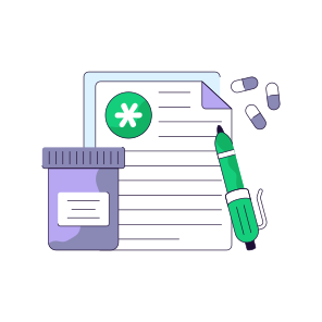 Prescription, Medical Report, Rx, Medical Instruction, Medical Recommendation icon