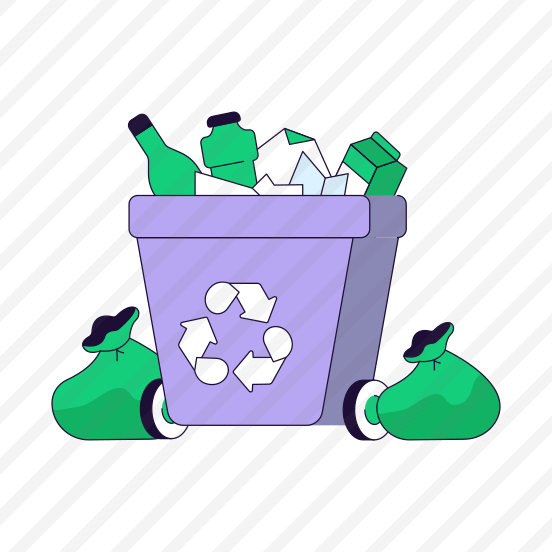 Recycle Bin, Wastebin, Dustbin, Garbage Can, Trash Bin preview