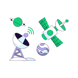 Satellite Dish, Parabolic Antenna, Space Antenna, Communication Dish, Radar Dish icon