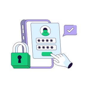 Secure Login, Secure Sign In, Login Security, Login Protection, Login Safety icon