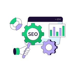 Seo Chart, Seo Graph, Seo Analytics, Infographic, Statistics icon