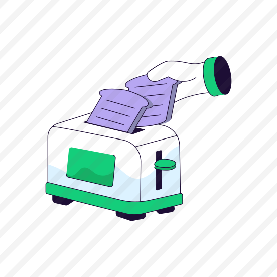 Toaster, Toast Machine, Sandwich Maker, Electronic, Kitchen Appliance preview