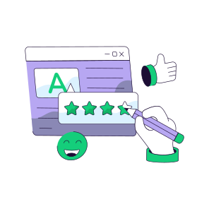 Web Ratings, Web Reviews, Web Feedback, Customer Response, Online Ranking icon