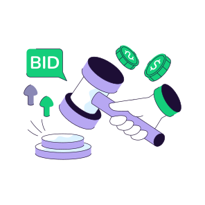 Auction, Justice, Bid, Hammer And Mallet, Law And Order icon