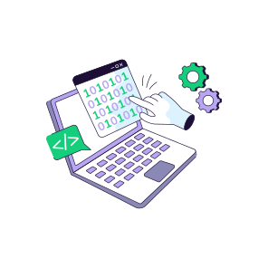 Binary Data, Binary Code, Digital Code, Binary Website, Numeric Code, icon