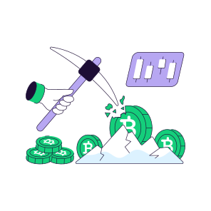 Bitcoin Mining, Cryptocurrency Mining, Crypto, Btc, Digital Currency icon