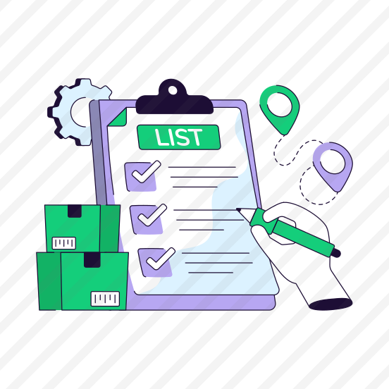 Checklist, List Management, Todo, Worksheet, Agenda preview