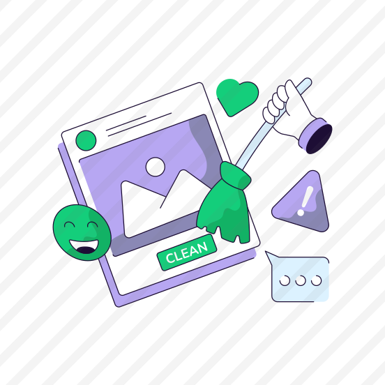 Clean Content, Clean Data, Remove Content, Landscape, Clean Post, preview