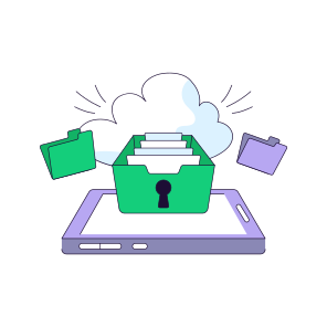 Cloud Drawer, File Drawer, Document Cabinet, File Cabinet, Doc Drawer icon