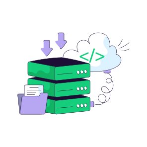 Cloud Server Coding, Dataserver, Database, Db, Sql icon