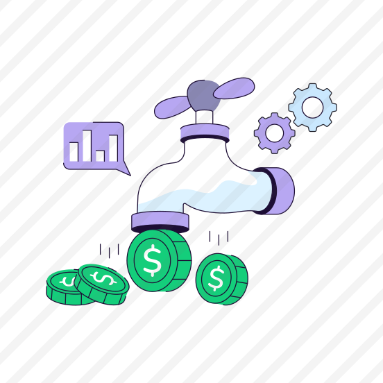 Dollar Tap, Money Tap, Currency Tap, Cash Tap, Financial Faucet preview