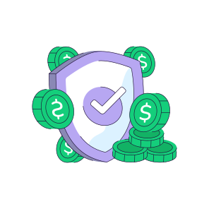 Financial Security, Financial Protection, Secure Finance, Dollar Security, Dollar Protection icon