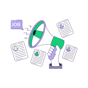 Job Announcement, Job Promotion, Job Publicity, Campaign, Job Marketing icon