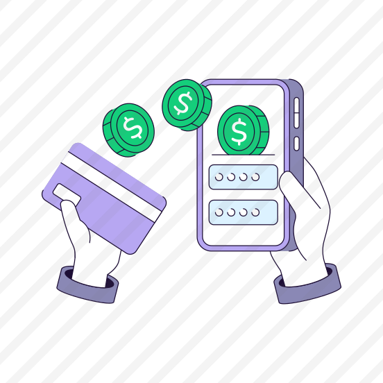 Mobile Card Payment, Online Payment, E Payment, Ecommerce, Secure Payment,icons preview