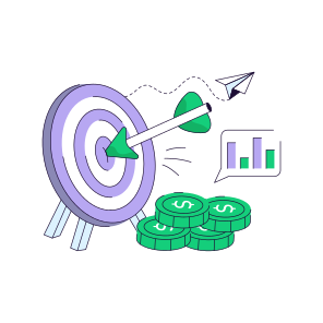 Money Target, Dollar Target, Financial Target, Money Goal, Cash Target icon