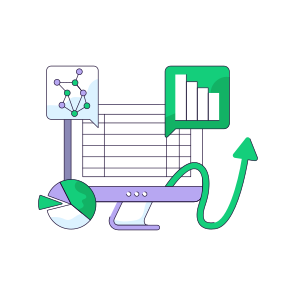 Online Data Analysis, Infographic, Statistics, Stock Market, Business Chart icon