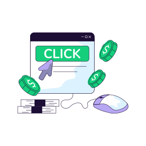 Pay Per Click, Ppc, Cpc, Cost Per Click, Digital Marketing icon