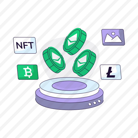 Bitcoin, Cryptocurrencies, Litecoin, Ethereum, Digital Currency,icons preview